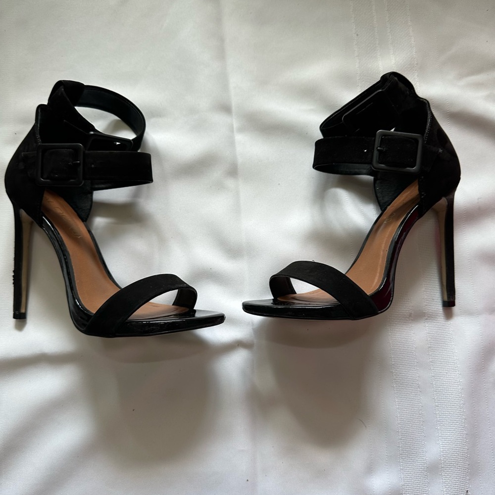 Also Shoes Black Ankle Strap Larerrassa Pumps